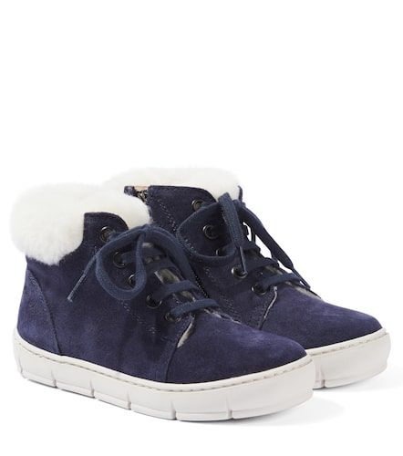 Zapatillas Start Top de ante y pelo sintético - Pom d'Api - Modalova