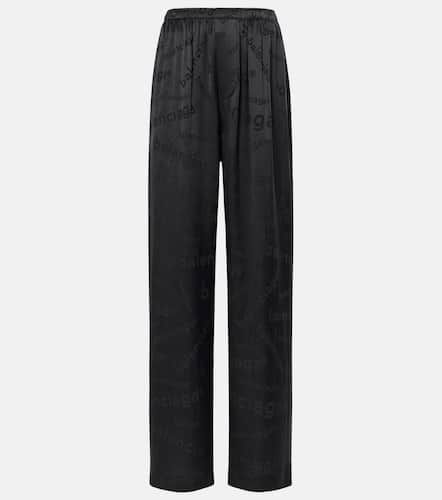 Balenciaga Silk wide-leg pants - Balenciaga - Modalova