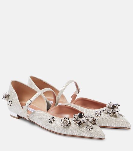 Bloom embellished ballet flats - Aquazzura - Modalova