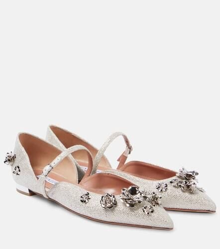 Bloom embellished Mary Jane flats - Aquazzura - Modalova