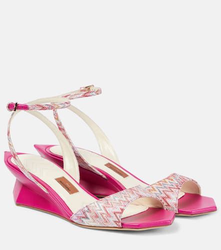 Missoni Zig Zag wedge sandals - Missoni - Modalova