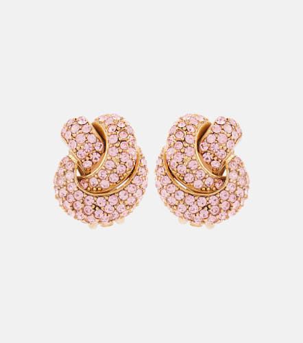 Love Knot embellished clip-on earrings - Oscar de la Renta - Modalova