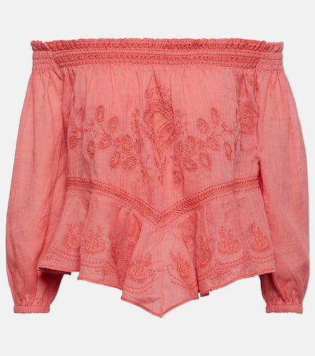 Erine embroidered off-shoulder top - Isabel Marant - Modalova