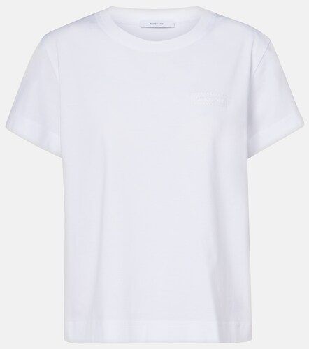 Camiseta de jersey de algodón con logo - Givenchy - Modalova