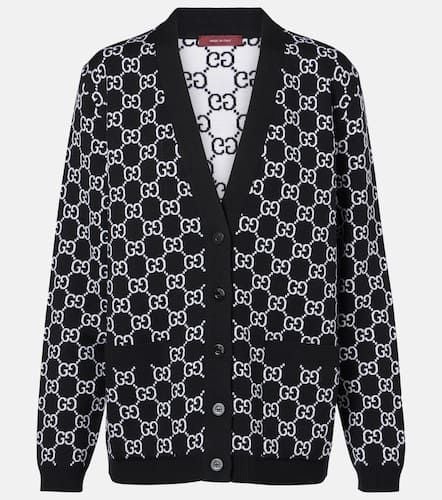 GG wool-blend jacquard cardigan - Gucci - Modalova