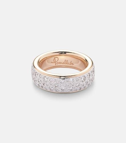 Iconica 18kt rose ring with diamonds - Pomellato - Modalova