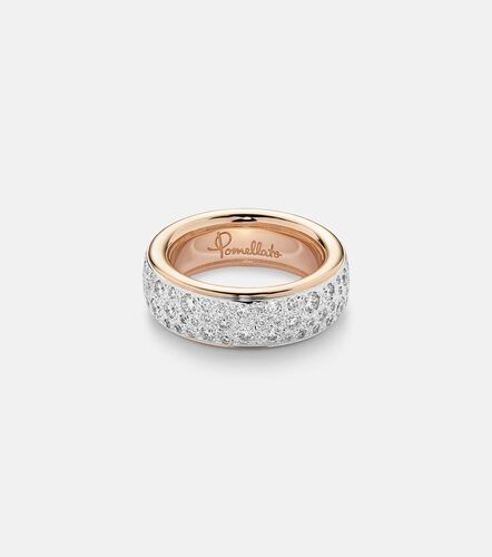 Iconica 18kt rose ring with diamonds - Pomellato - Modalova