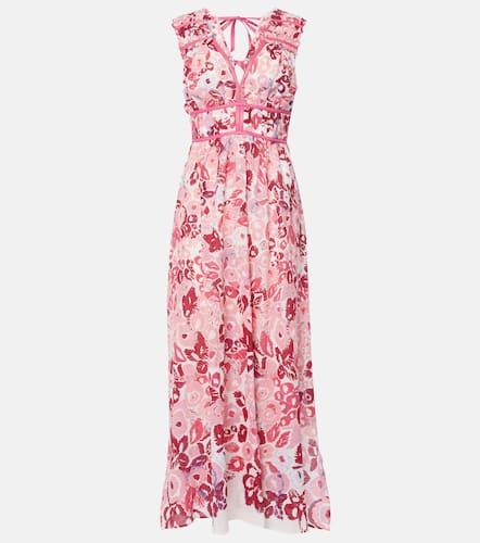 Chiara floral cotton maxi dress - Poupette St Barth - Modalova