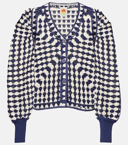 Crochet cotton-blend cardigan - Farm Rio - Modalova