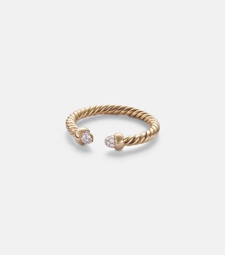 CablespiraÂ® Micro 18kt ring with diamonds - David Yurman - Modalova
