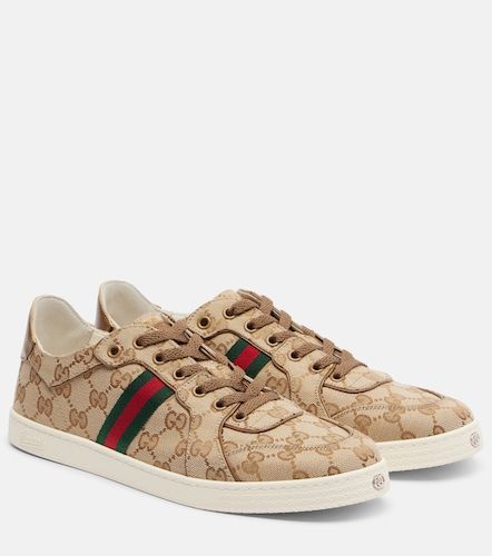 Sneakers basse GG in canvas stretch - Gucci - Modalova