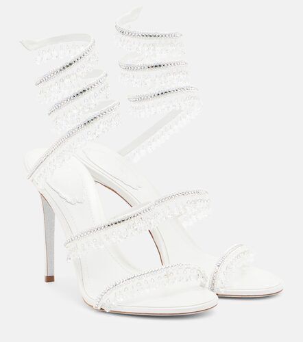 Chandelier embellished satin sandals - Rene Caovilla - Modalova