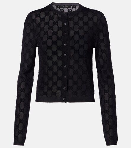 Gucci Cárdigan de crepé con GG - Gucci - Modalova