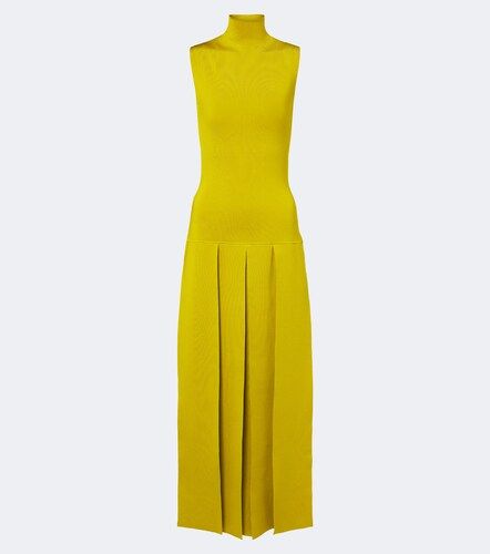 Alaïa Vestido largo de punto plisado - Alaia - Modalova