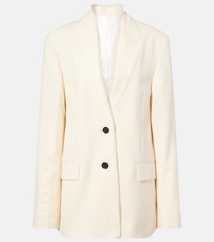 Blazer de lana con efecto desgastado - Toteme - Modalova