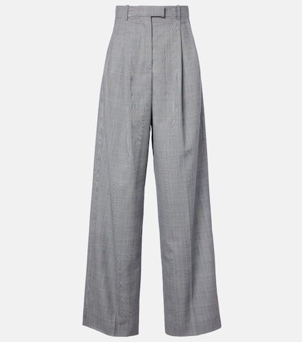Checked wool wide-leg pants - Givenchy - Modalova