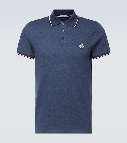 Moncler Polo de piqué de algodón - Moncler - Modalova