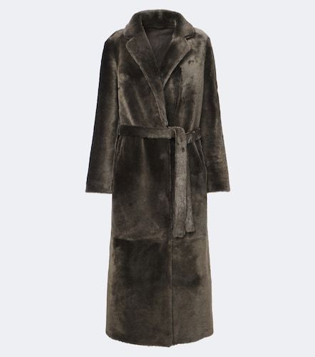 Reversible shearling and leather coat - Yves Salomon - Modalova