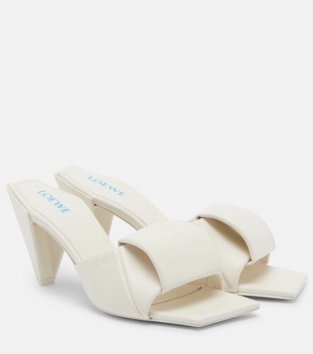 Loewe Origami leather mules - Loewe - Modalova