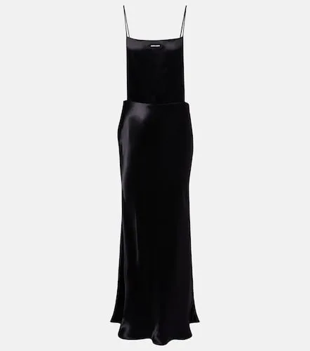Miu Miu Vestido lencero de satén - Miu Miu - Modalova