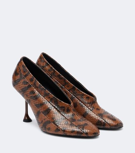 Tee snake-effect leather pumps - Proenza Schouler - Modalova