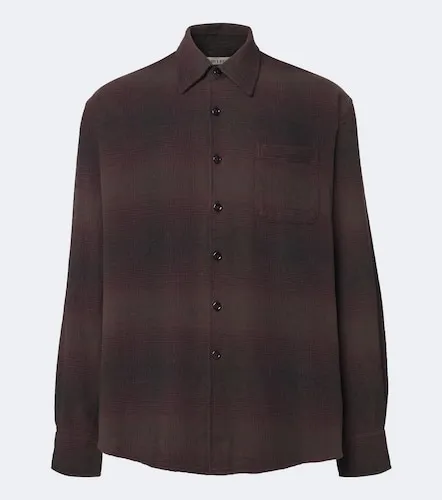 Above checked cotton-blend shirt - Our Legacy - Modalova