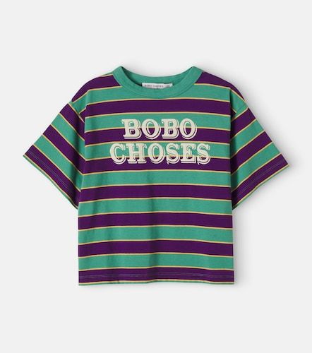 Bebé - camiseta de algodón a rayas - Bobo Choses - Modalova