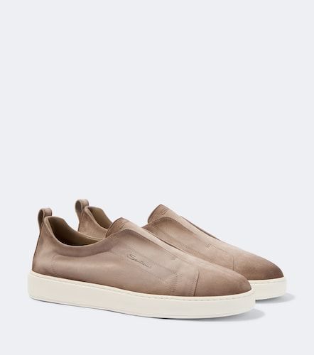 Santoni Slip-on Victory in suede - Santoni - Modalova