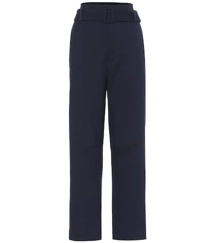 High-rise stretch wool-blend pants - MM6 Maison Margiela - Modalova