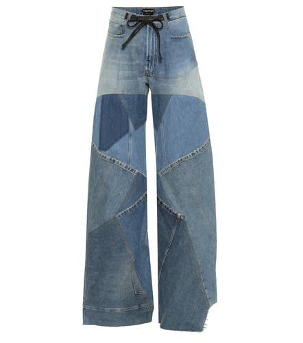 Patchwork high-rise wide-leg jeans - Tom Ford - Modalova