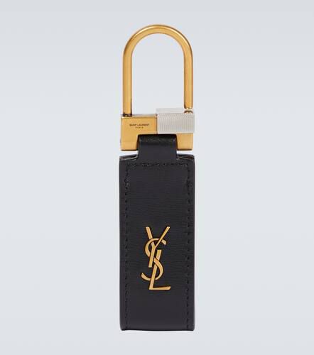 Saint Laurent YSL leather keychain - Saint Laurent - Modalova