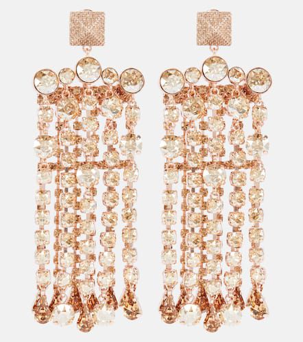 Rockstud crystal-embellished earrings - Valentino - Modalova
