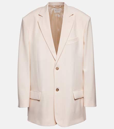 Tod's Leather-trimmed wool blazer - Tod's - Modalova