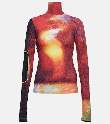 Top de cuello alto estampado - MM6 Maison Margiela - Modalova