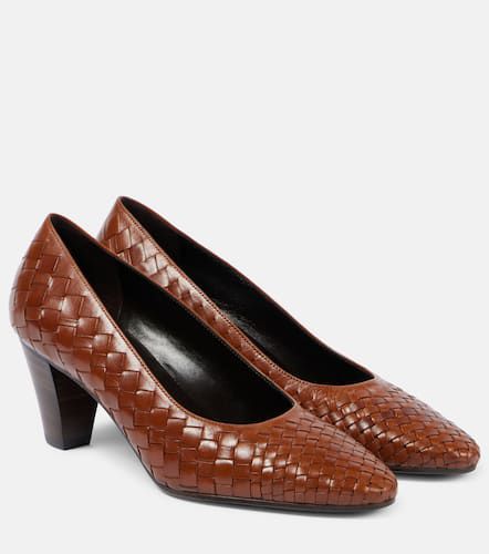 Charlotte 65 braided leather pumps - The Row - Modalova