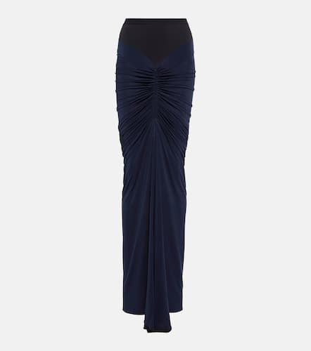 AlaÃ¯a Draped stretch jersey maxi skirt - Alaia - Modalova