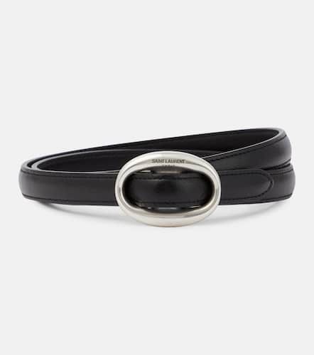 Saint Laurent Slim leather belt - Saint Laurent - Modalova