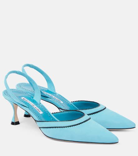 Brontiasli suede slingback pumps - Manolo Blahnik - Modalova