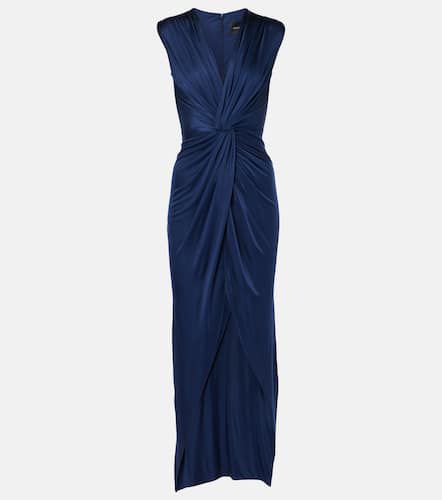 Indra gathered jersey gown - Costarellos - Modalova