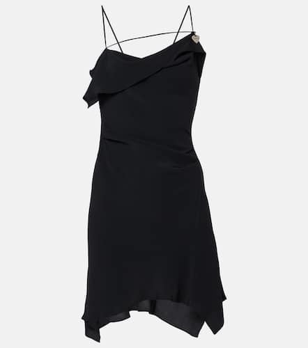 Draped asymmetric minidress - Acne Studios - Modalova