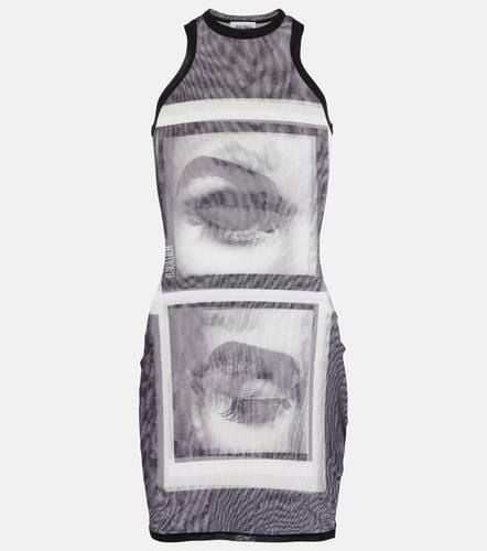 Printed mesh tank top - Jean Paul Gaultier - Modalova