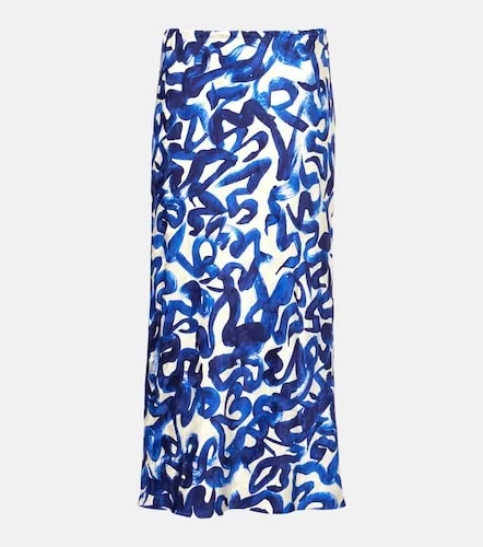 Falda midi estampada - Dries Van Noten - Modalova