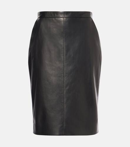 Saint Laurent Leather pencil skirt - Saint Laurent - Modalova