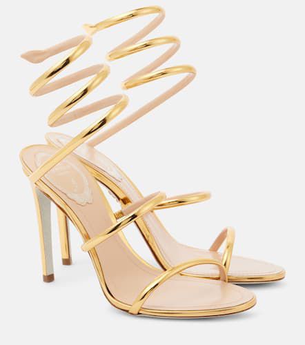 Cleo 105 mirrored leather sandals - Rene Caovilla - Modalova