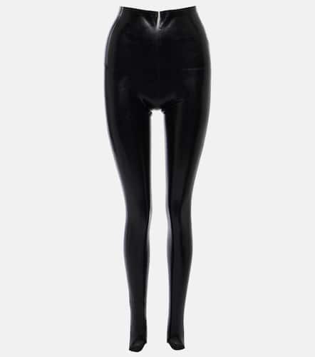 AlaÃ¯a Latex leggings - Alaia - Modalova