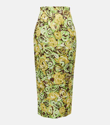 Lorelei floral twill pencil skirt - Emilia Wickstead - Modalova