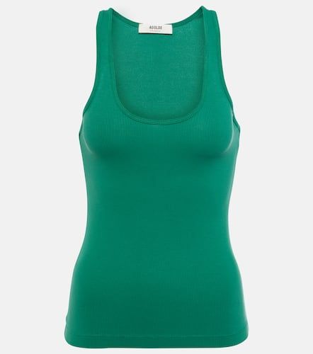 Tank top Bianca de punto acanalado - Agolde - Modalova