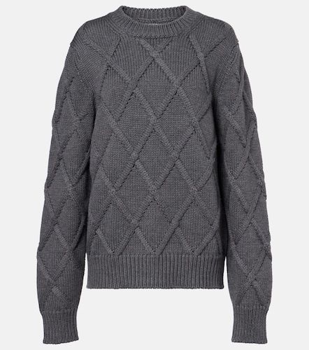 Cable-knit virgin wool sweater - Jil Sander - Modalova