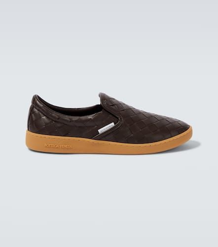Sawyer Intrecciato leather slip-on shoes - Bottega Veneta - Modalova