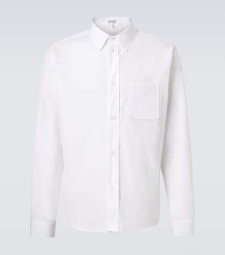 Loewe Anagram cotton poplin shirt - Loewe - Modalova